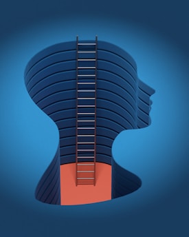 Fluent_German_ladder leaned on face figure