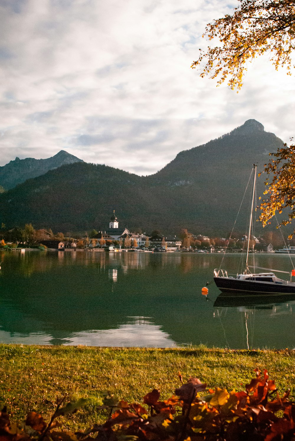 a boat in the water