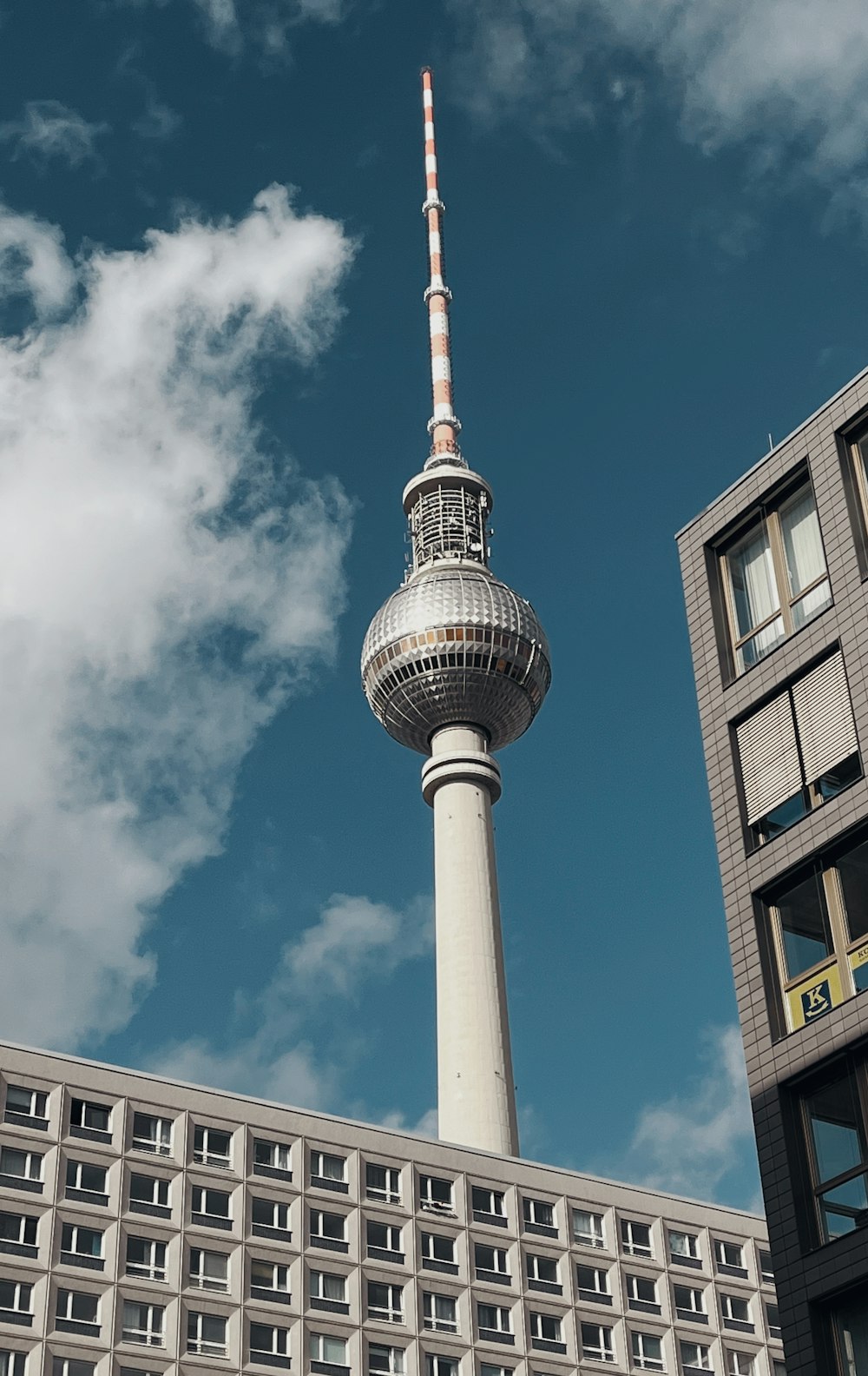 a tall tower with a pointed top