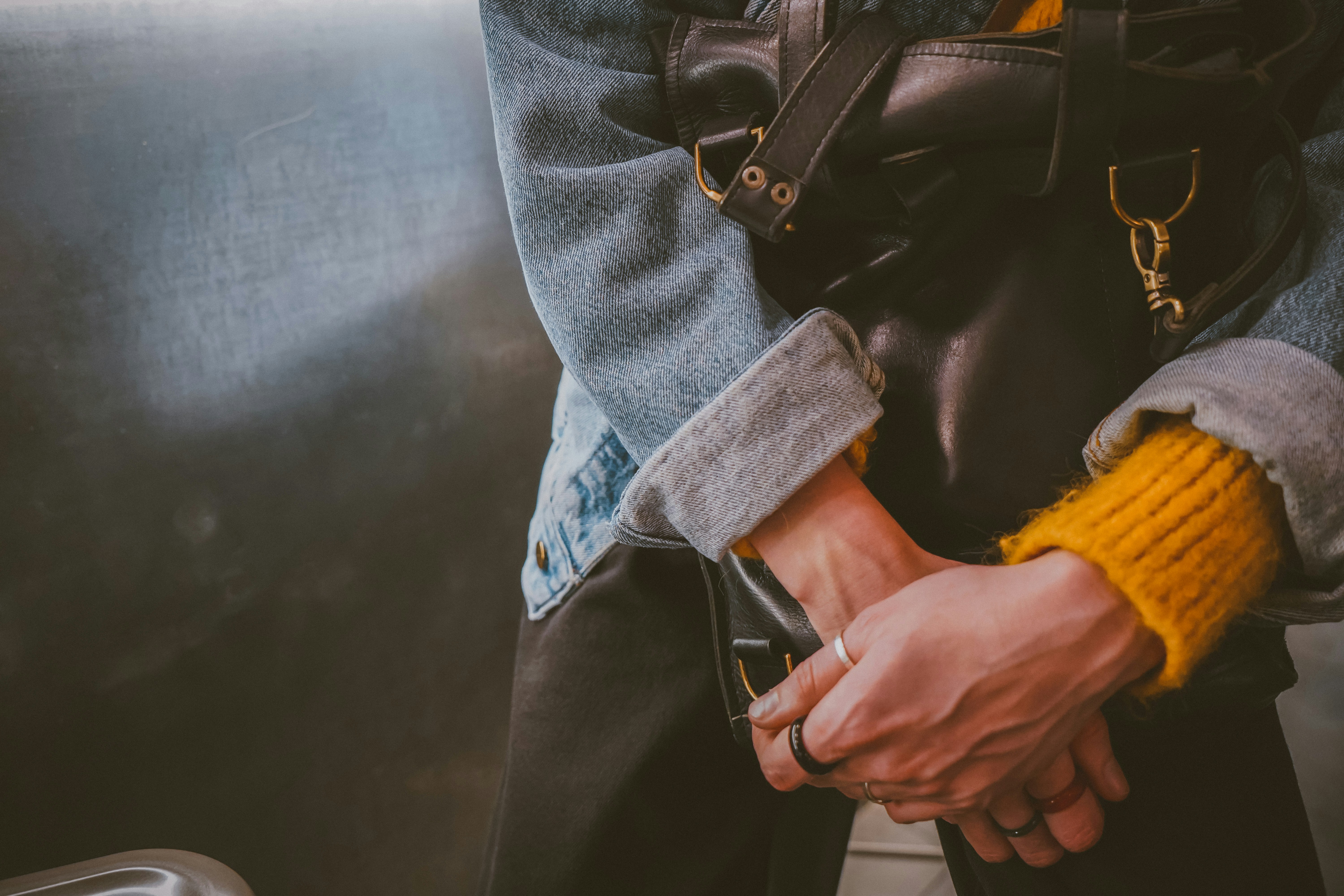 a person holding a gun