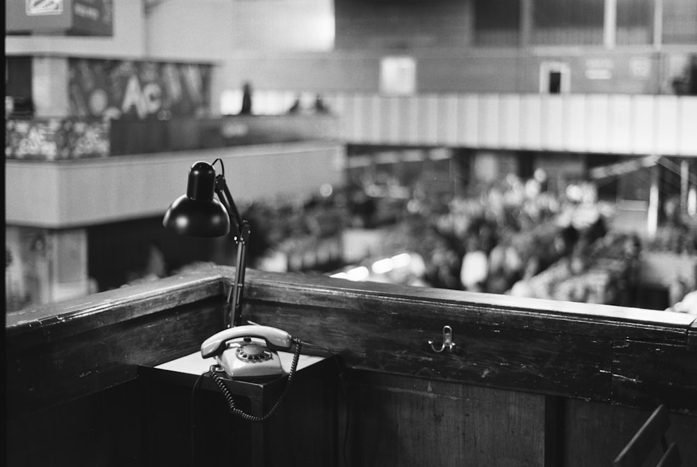 a bell on a table