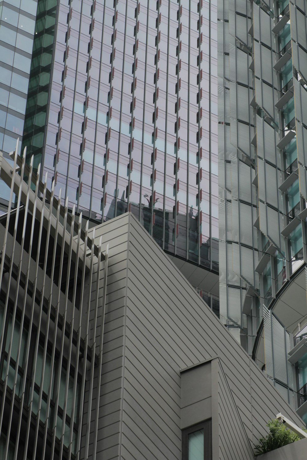 a building with glass windows