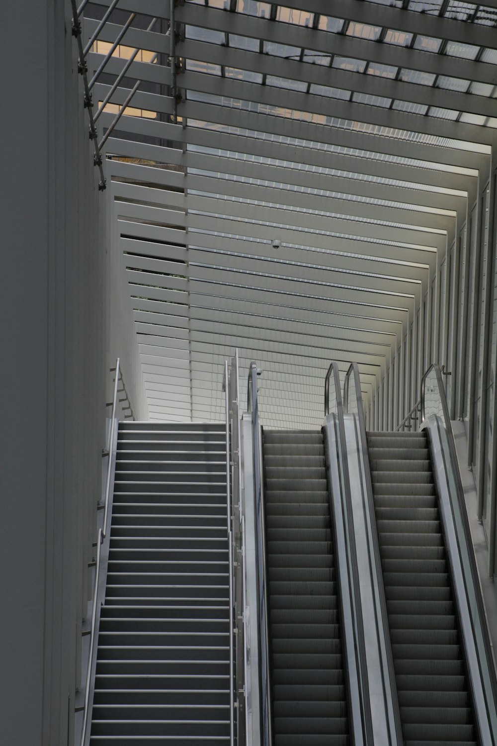 a set of stairs leading up to a building