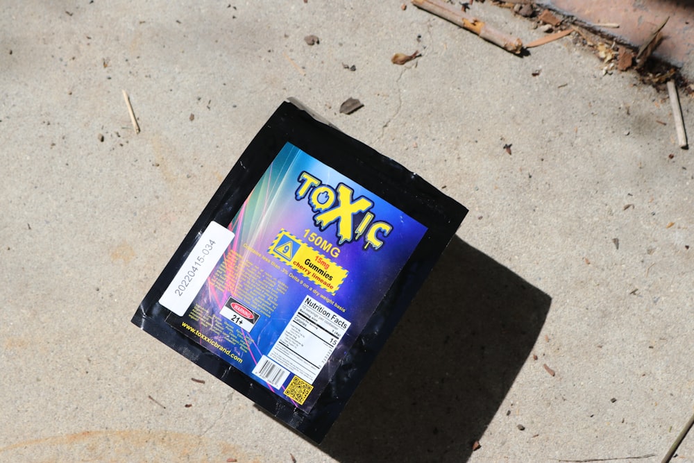 a tablet on the ground