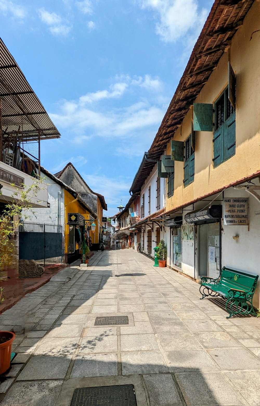 a street with buildings on both sides