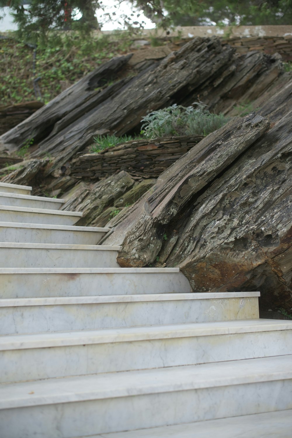 a close-up of some stairs