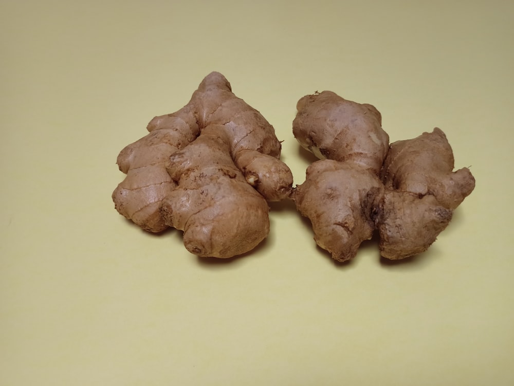 a group of brown objects