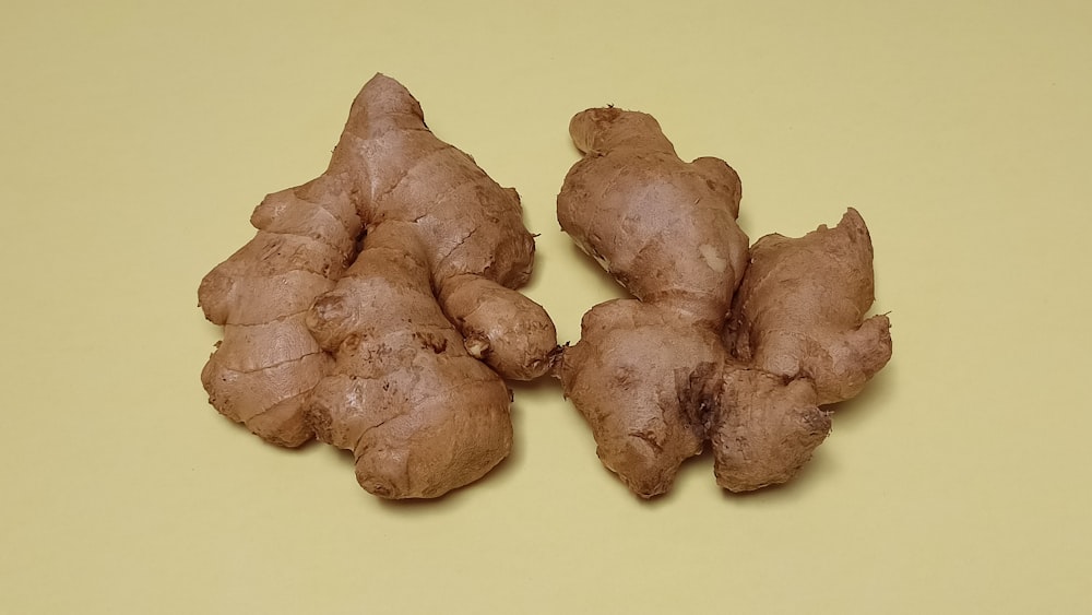 a group of brown objects