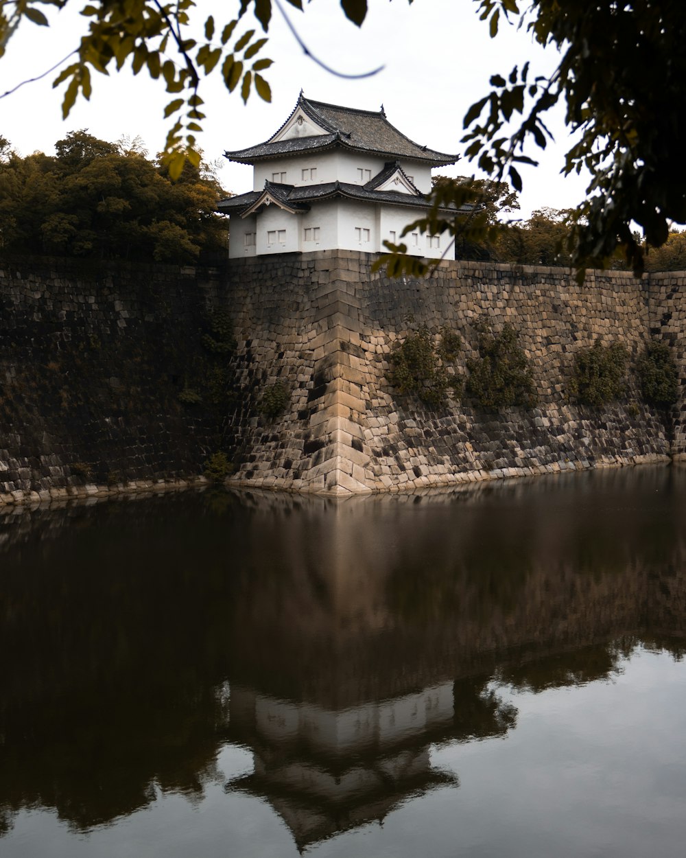 a building on a cliff