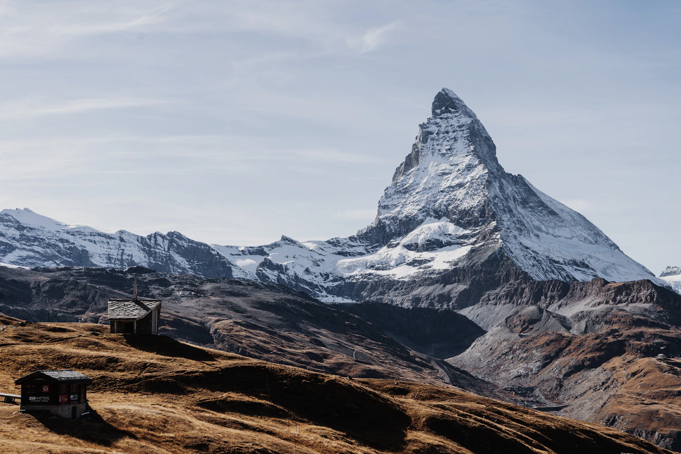 Mountain panorama in Switzerland