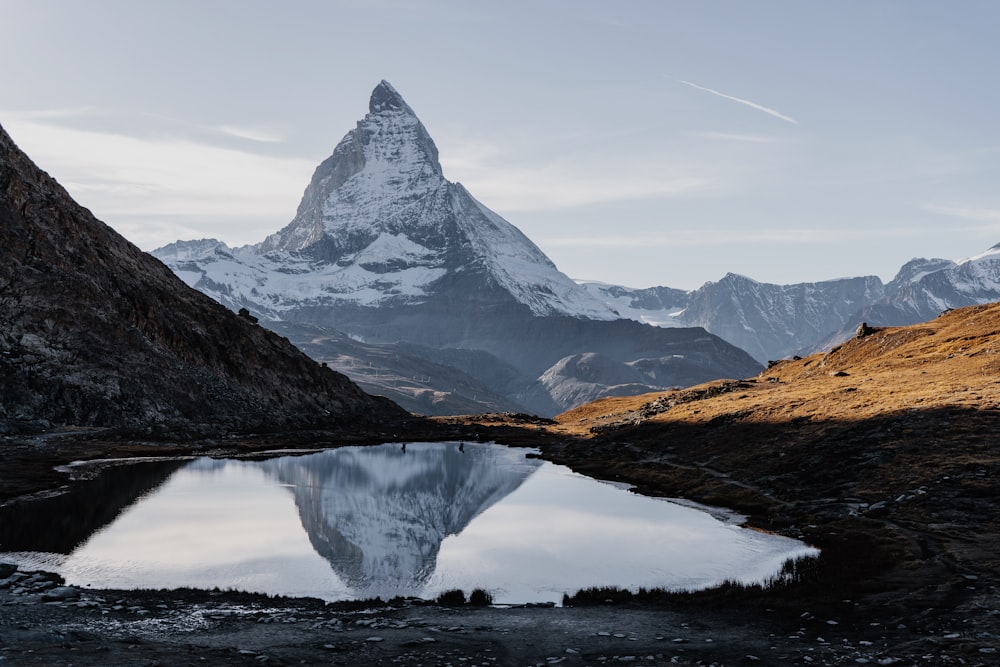 Matterhorn with snow