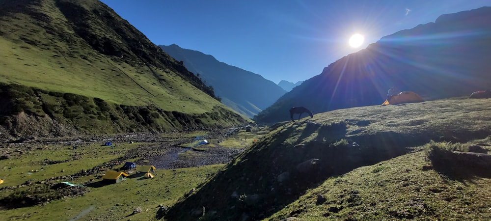 a river running through a valley