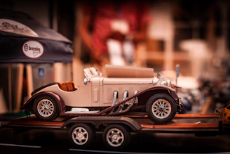 An interactive 3D point-cloud of a vintage car, showcasing intricate details and smooth orbiting capability.