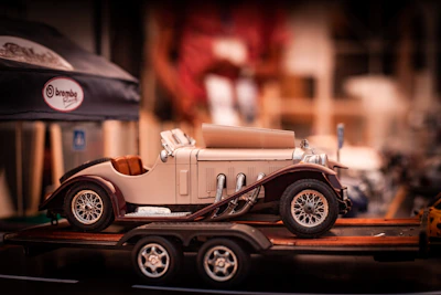An interactive 3D point-cloud of a vintage car, showcasing intricate details and smooth orbiting capability.