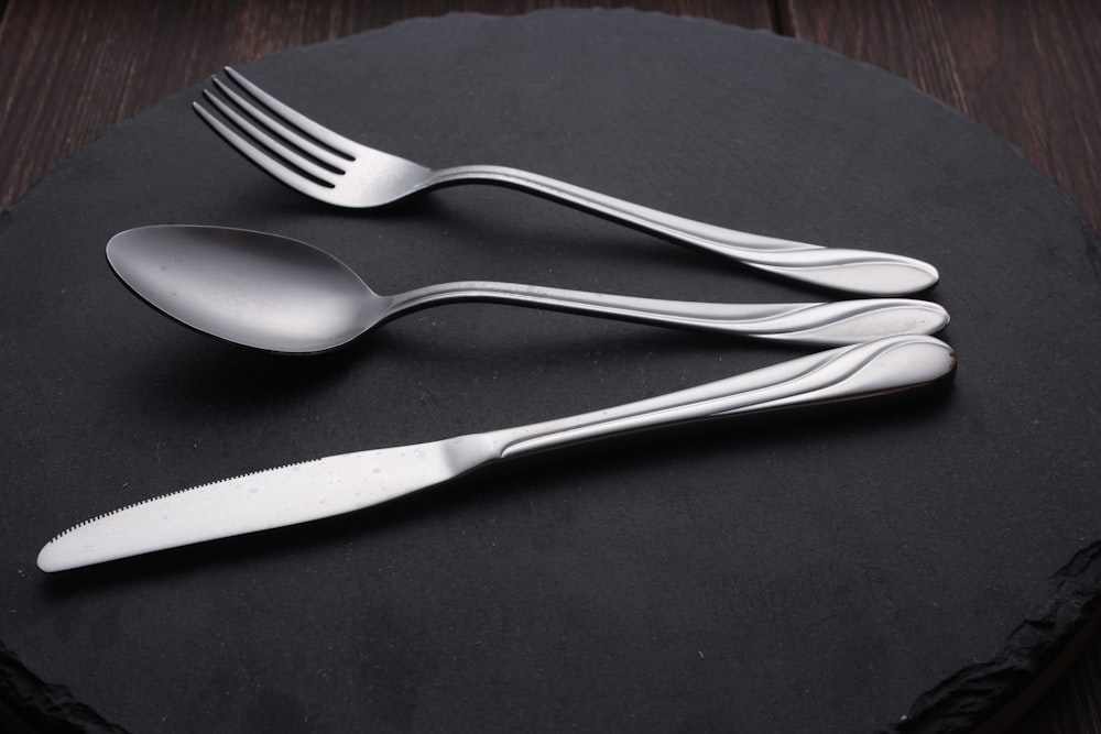 a fork on a plate