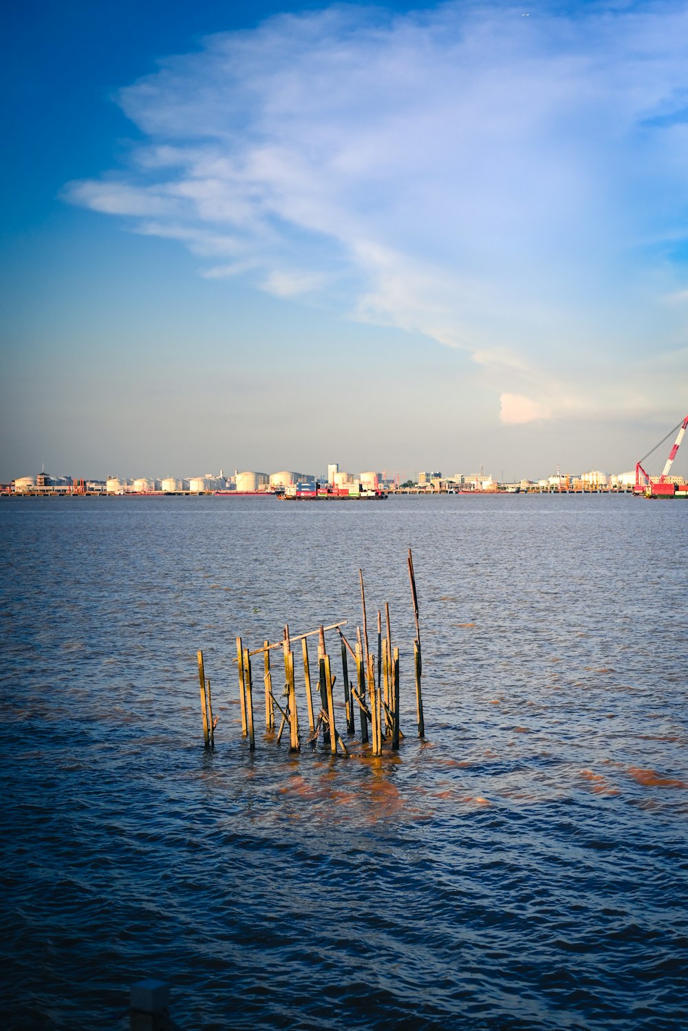 a dock in the water