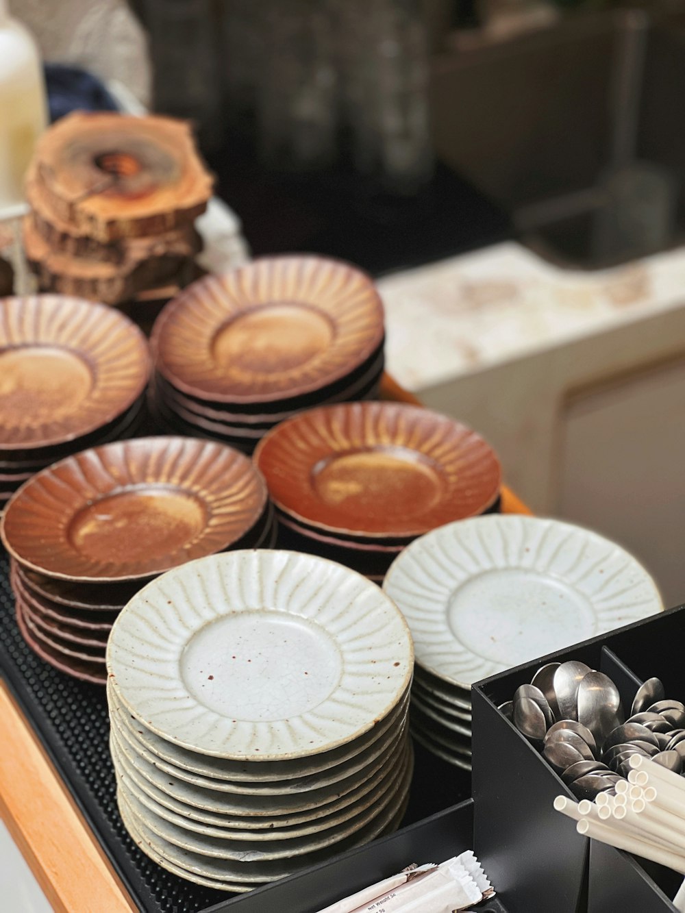 a group of pastries on a table