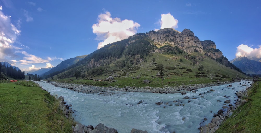 a river running through a valley