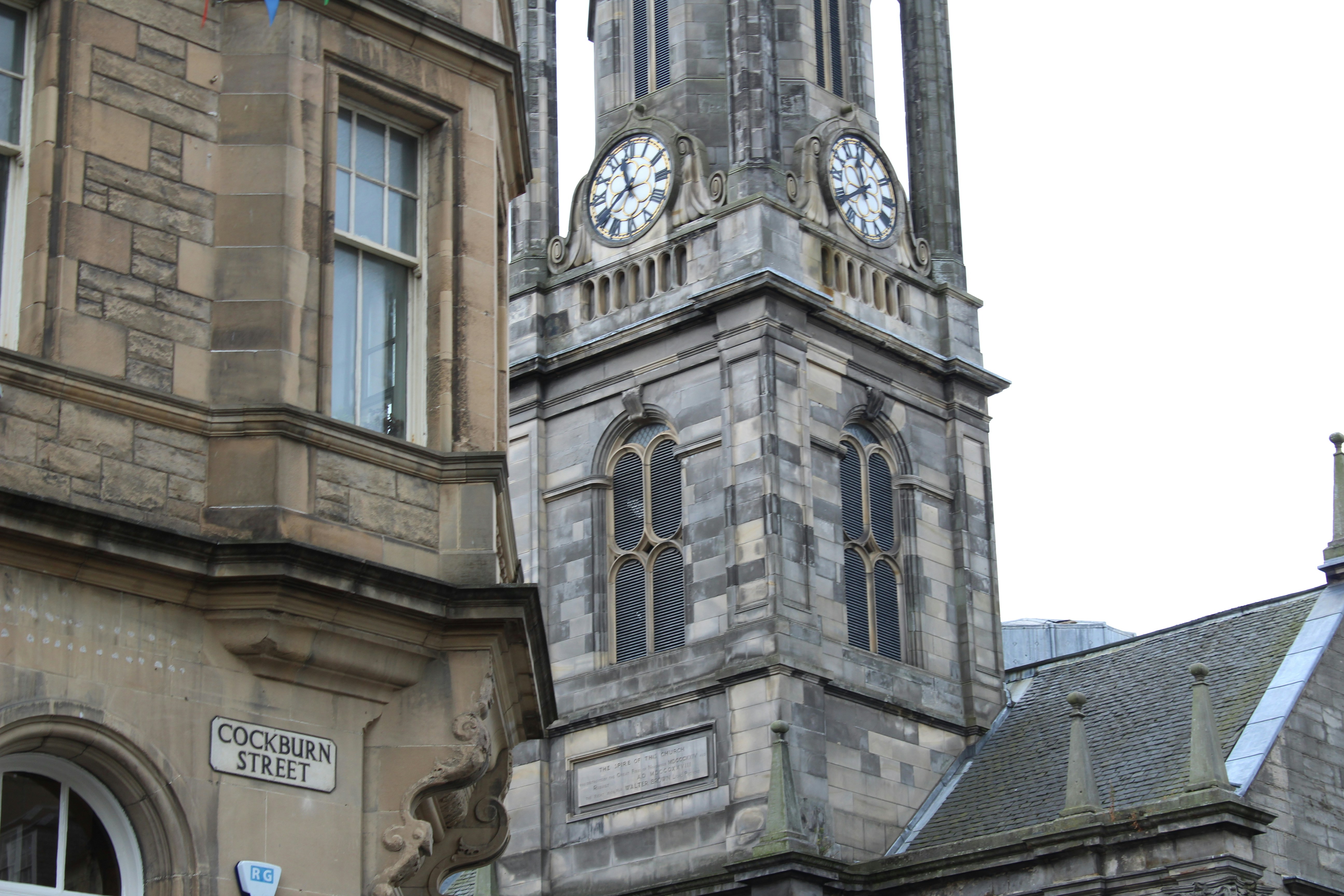 a clock tower on a building