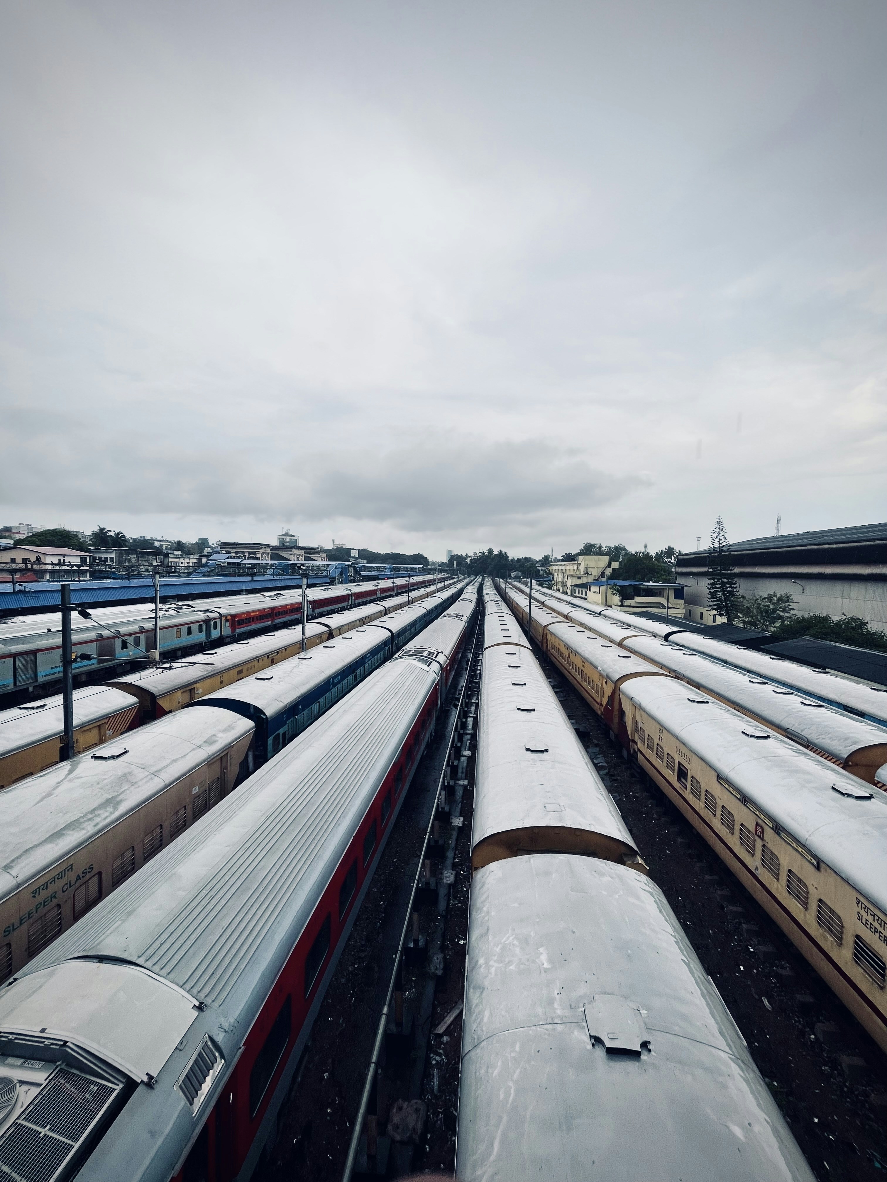 Trains on the railway tracks photo – Free Train Image on Unsplash