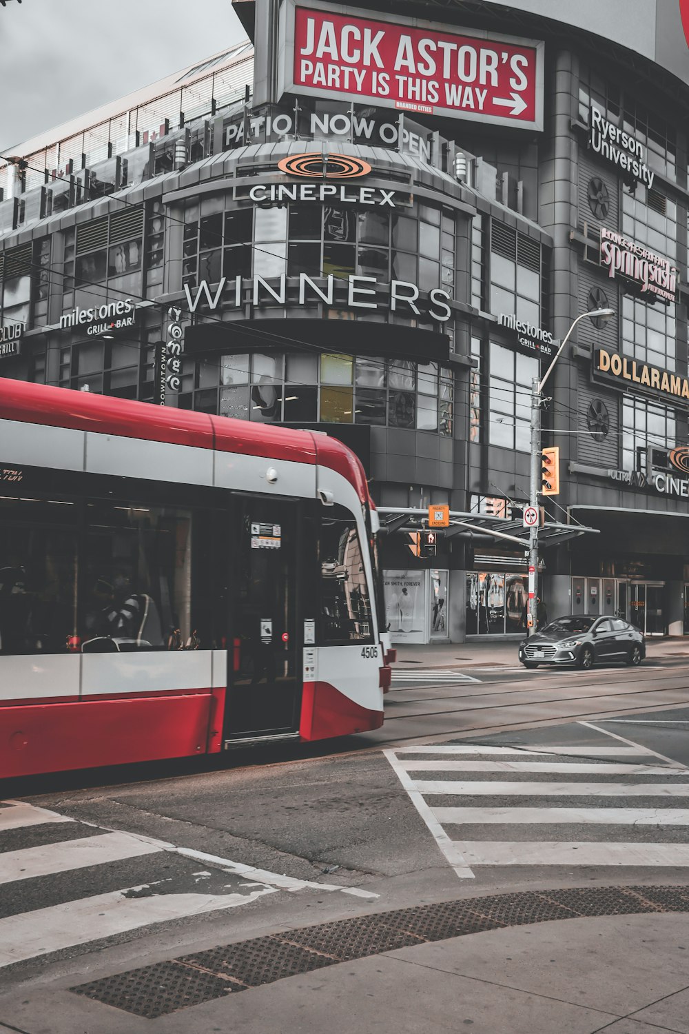 a bus on the street