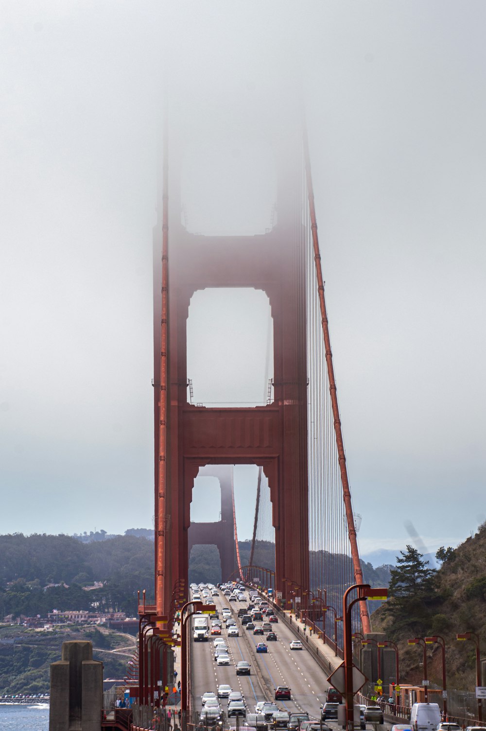 a large bridge with cars on it