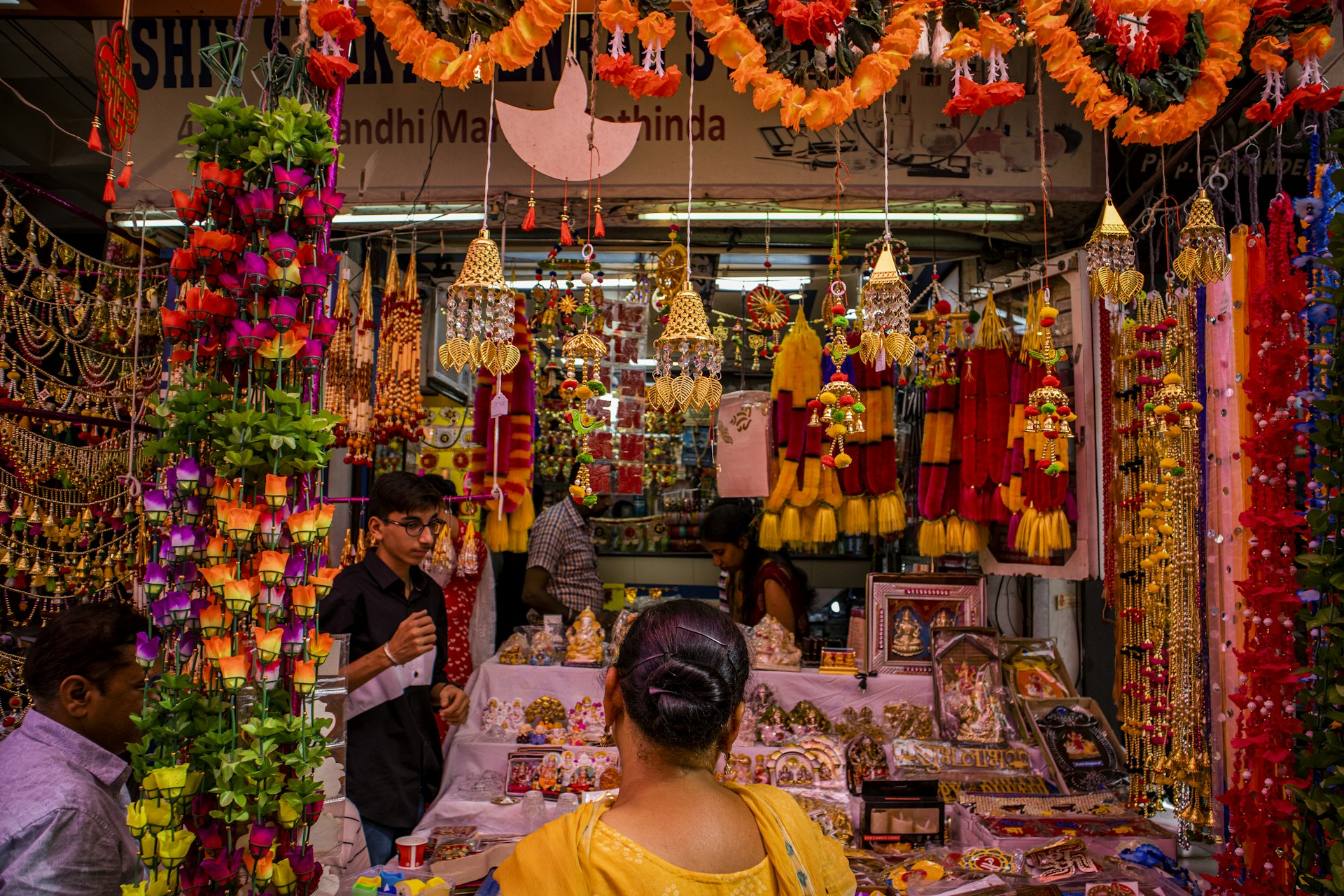 woman holding dried flower