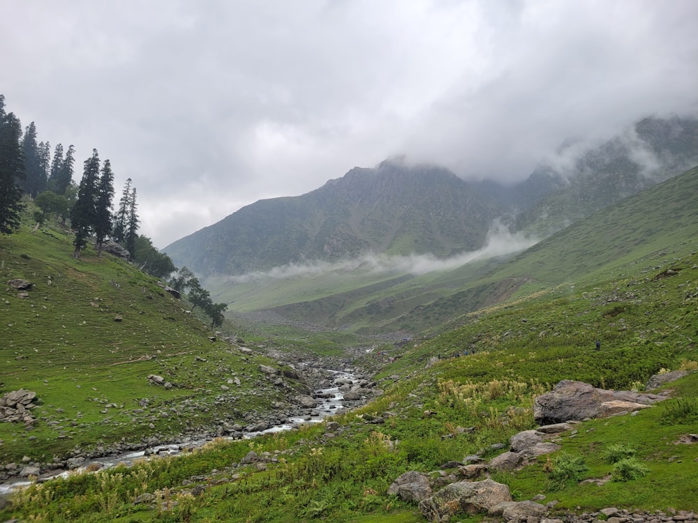 a river running through a valley