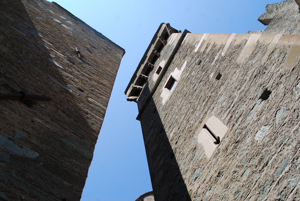 a stone building with a tower