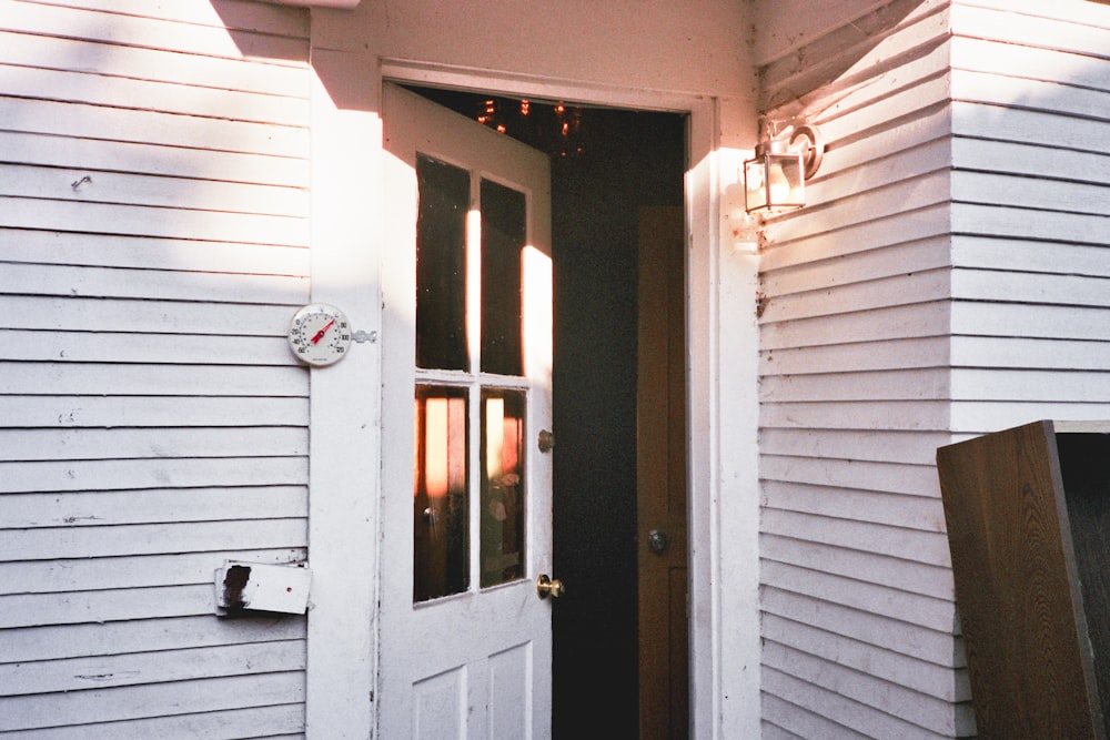 a door with a window