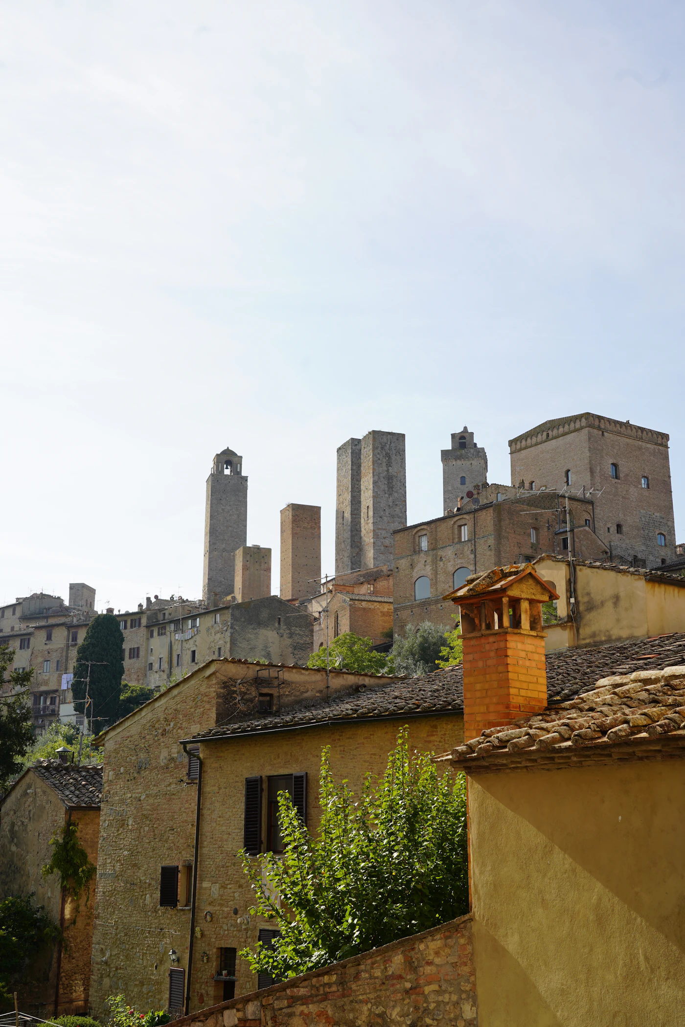 De middeleeuwse torens en gebouwen van San Gimignano