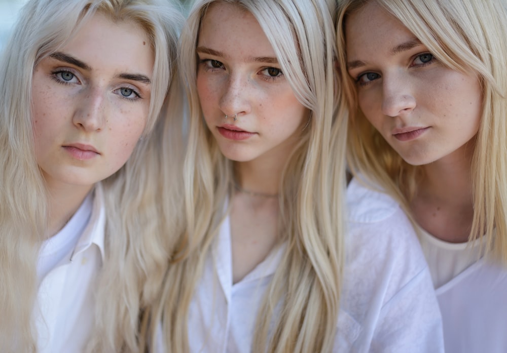 a group of women posing for a photo