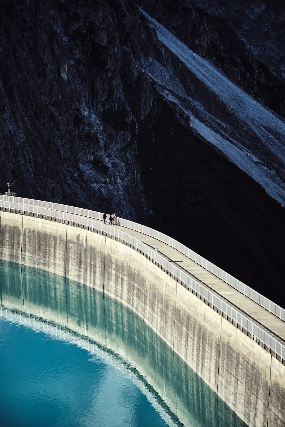 a bridge over a river