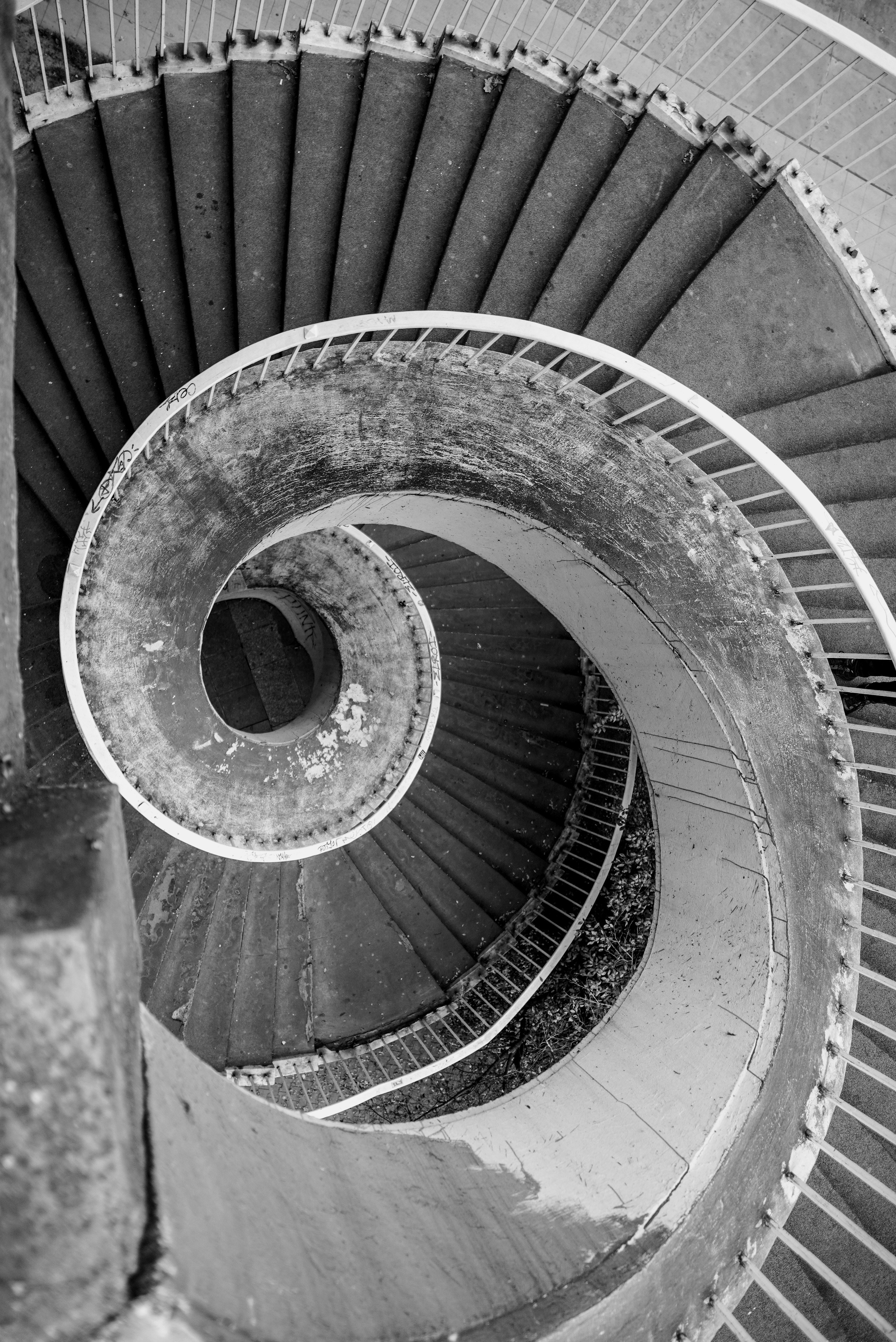 Circled stairs in Warsaw