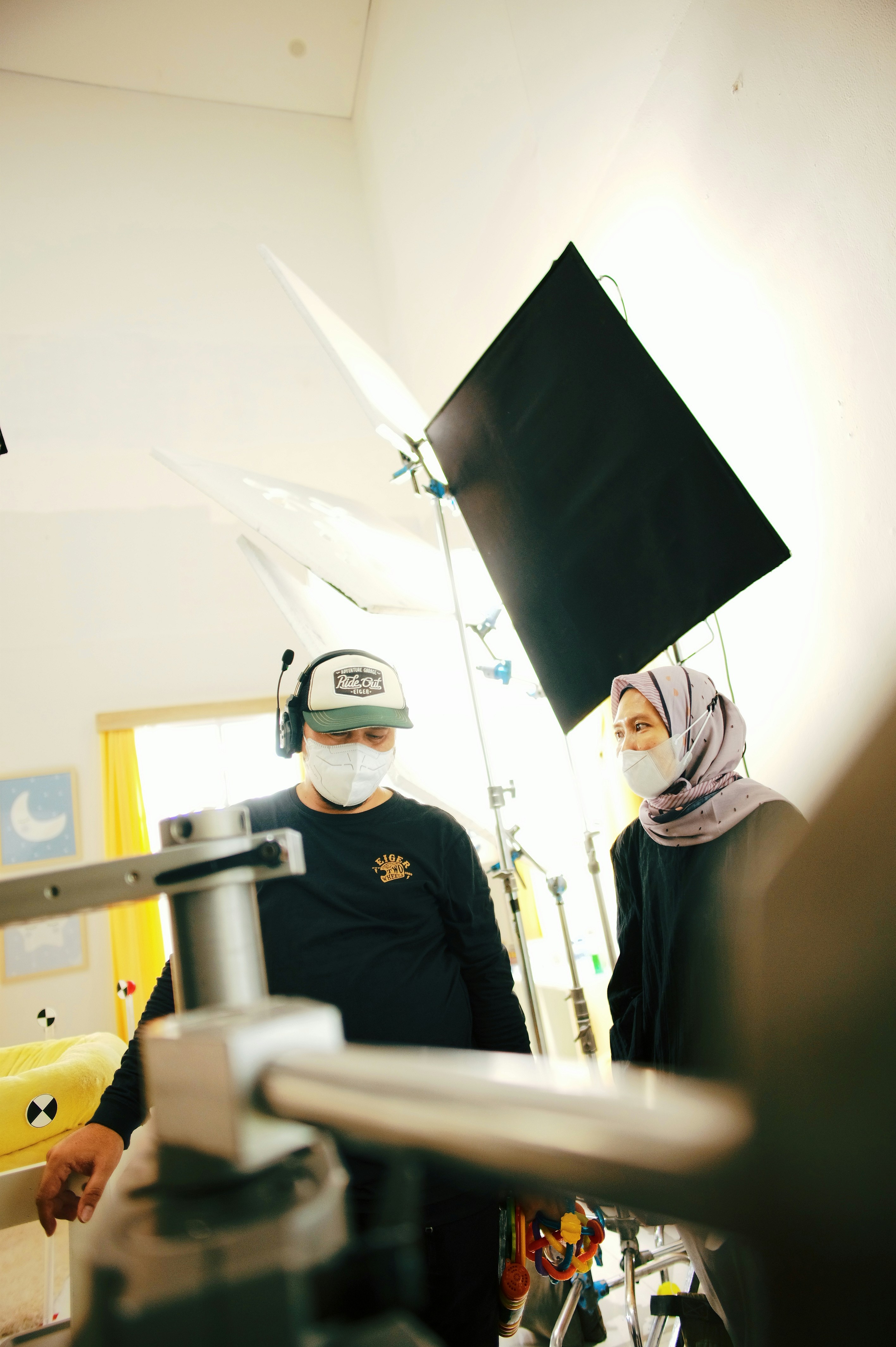 Dr Nourhan and Dr Dina smiling professionally in a clean, modern clinic environment