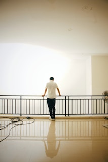 a man skateboards on a ramp
