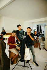 a group of men in a room