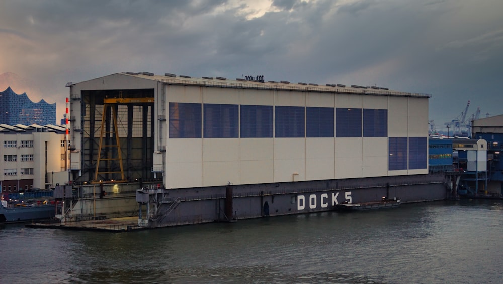 a building on a dock