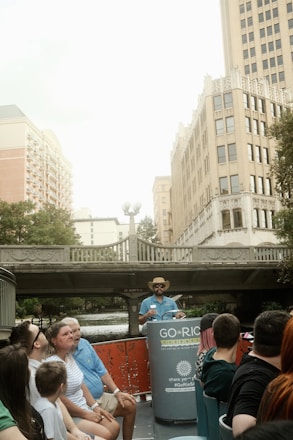 A group of travelers enjoying a local tour.