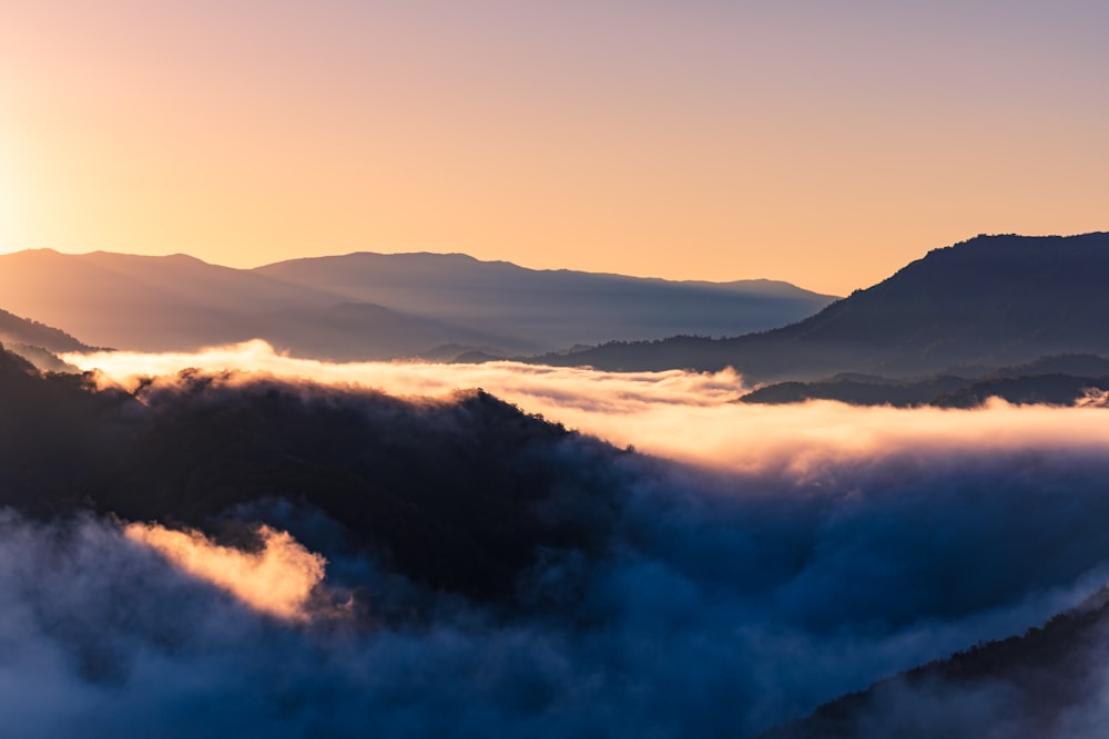 a view of the clouds and the sky