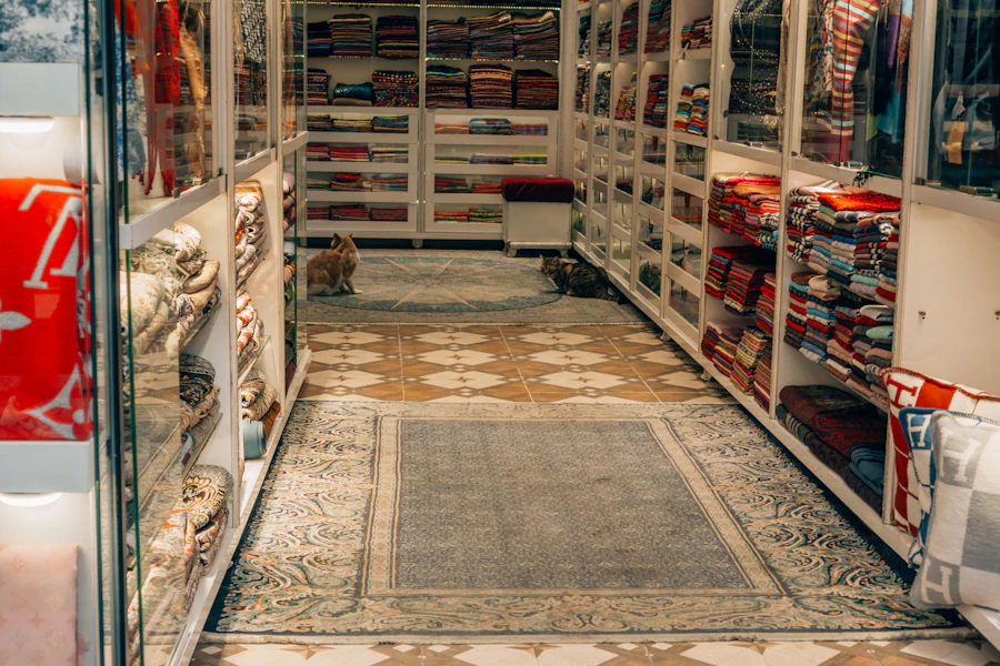 Modern desenli halı