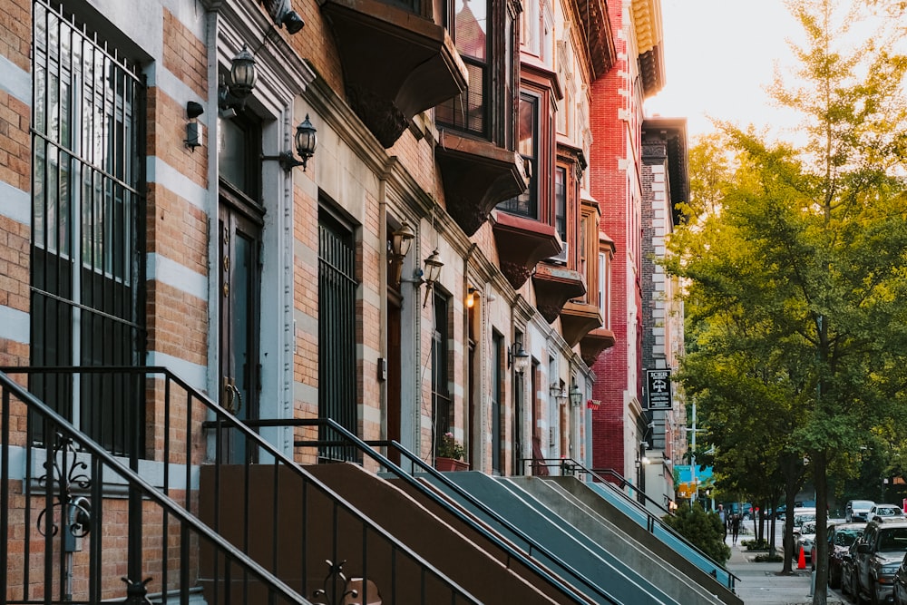 a row of buildings