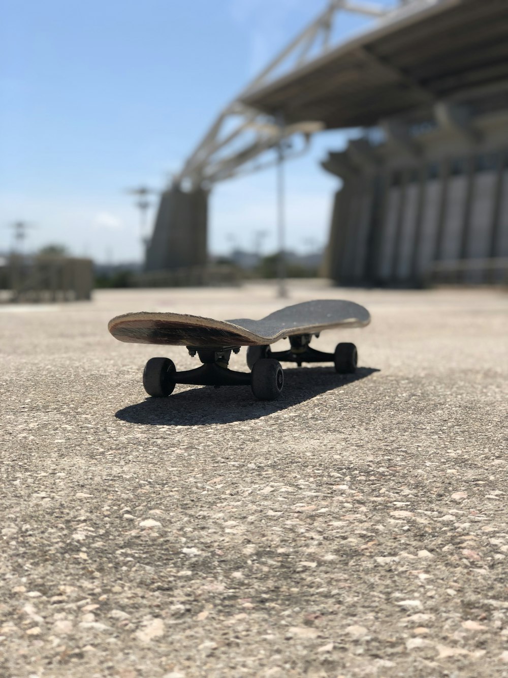 a skateboard on the ground