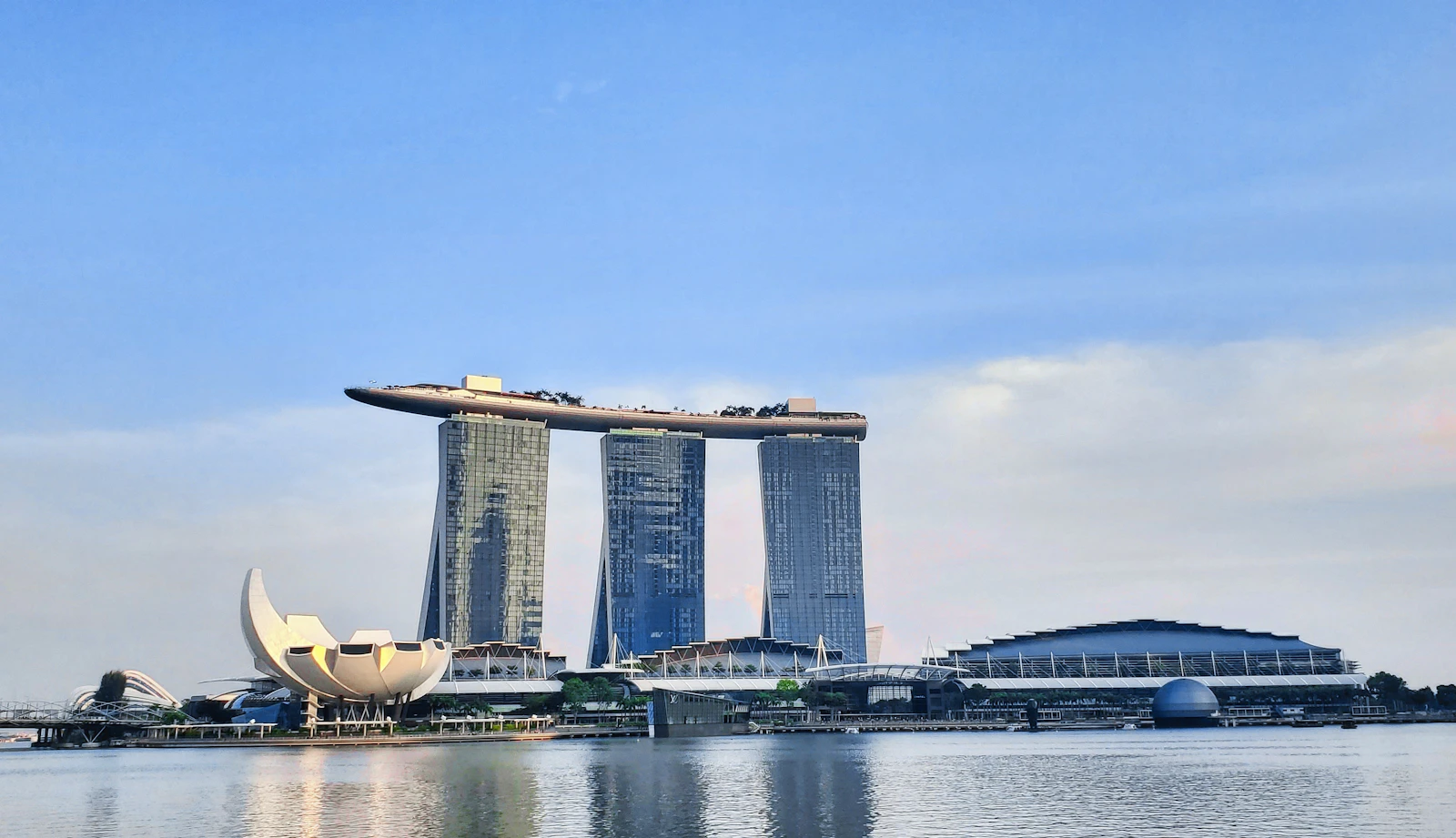 Marina Bay Sands across Singapore's waterfront