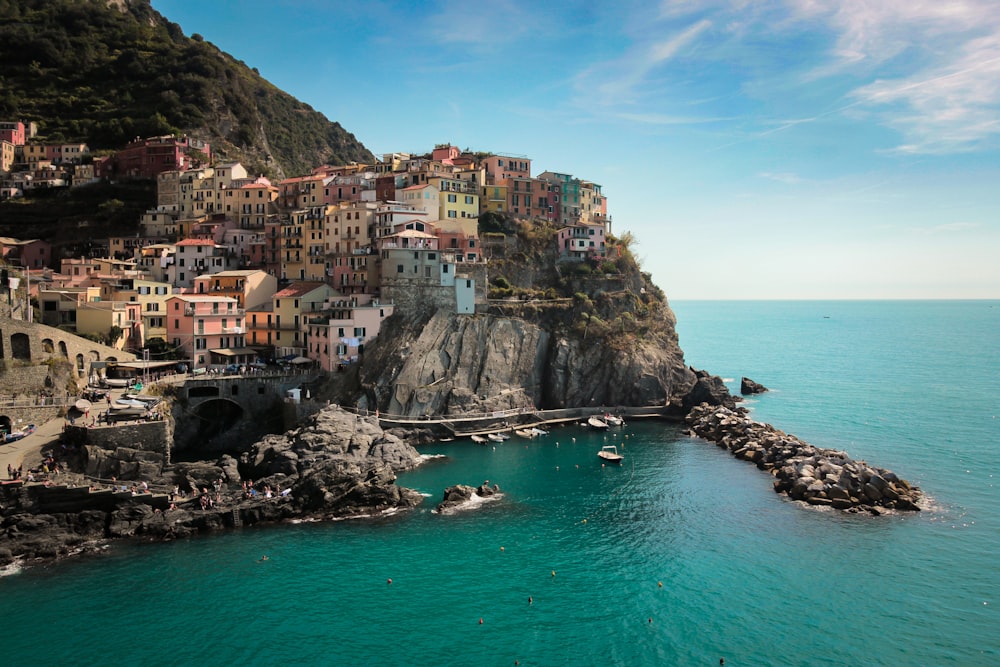 Cinque Terre on the edge of a cliff