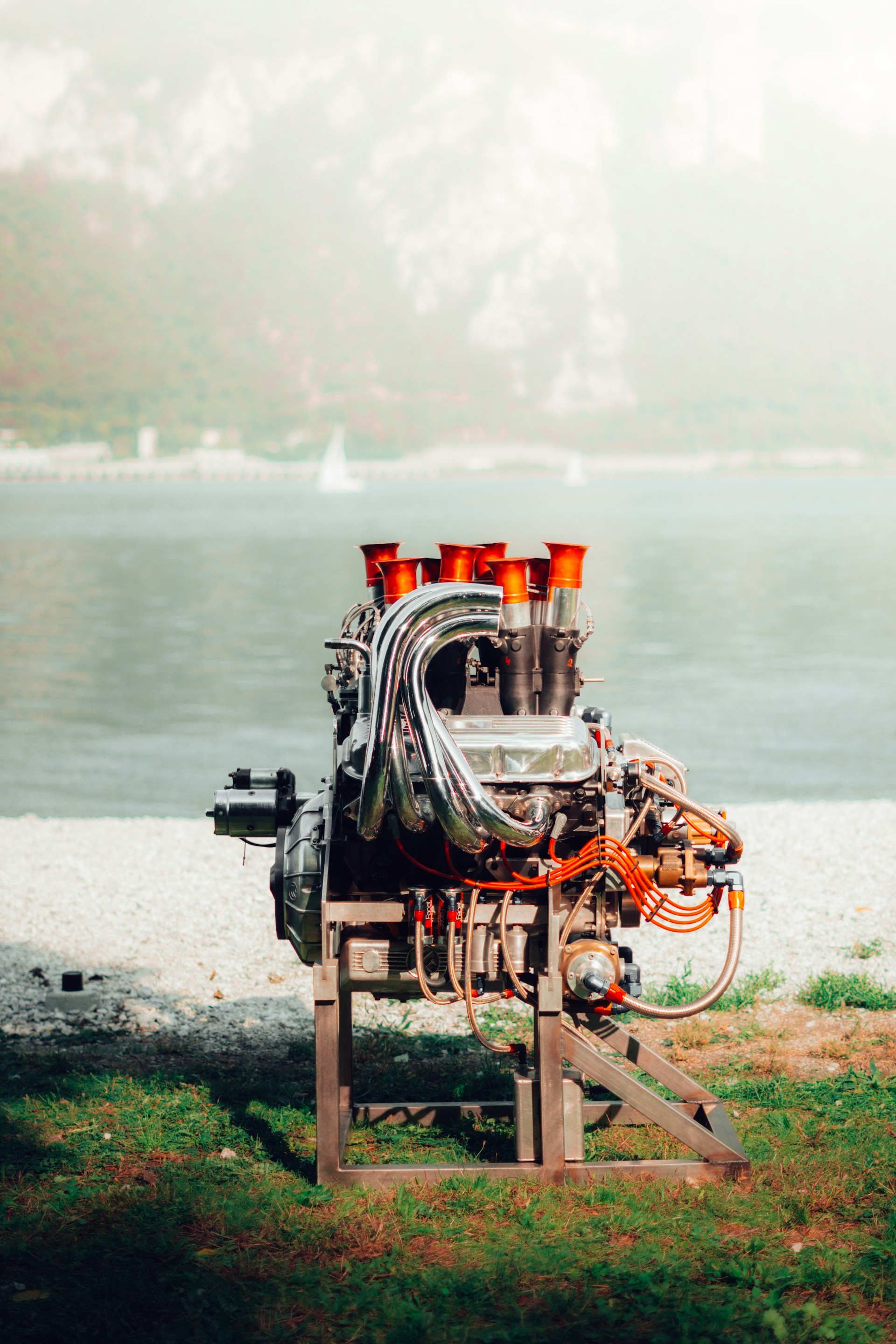 a machine on the field