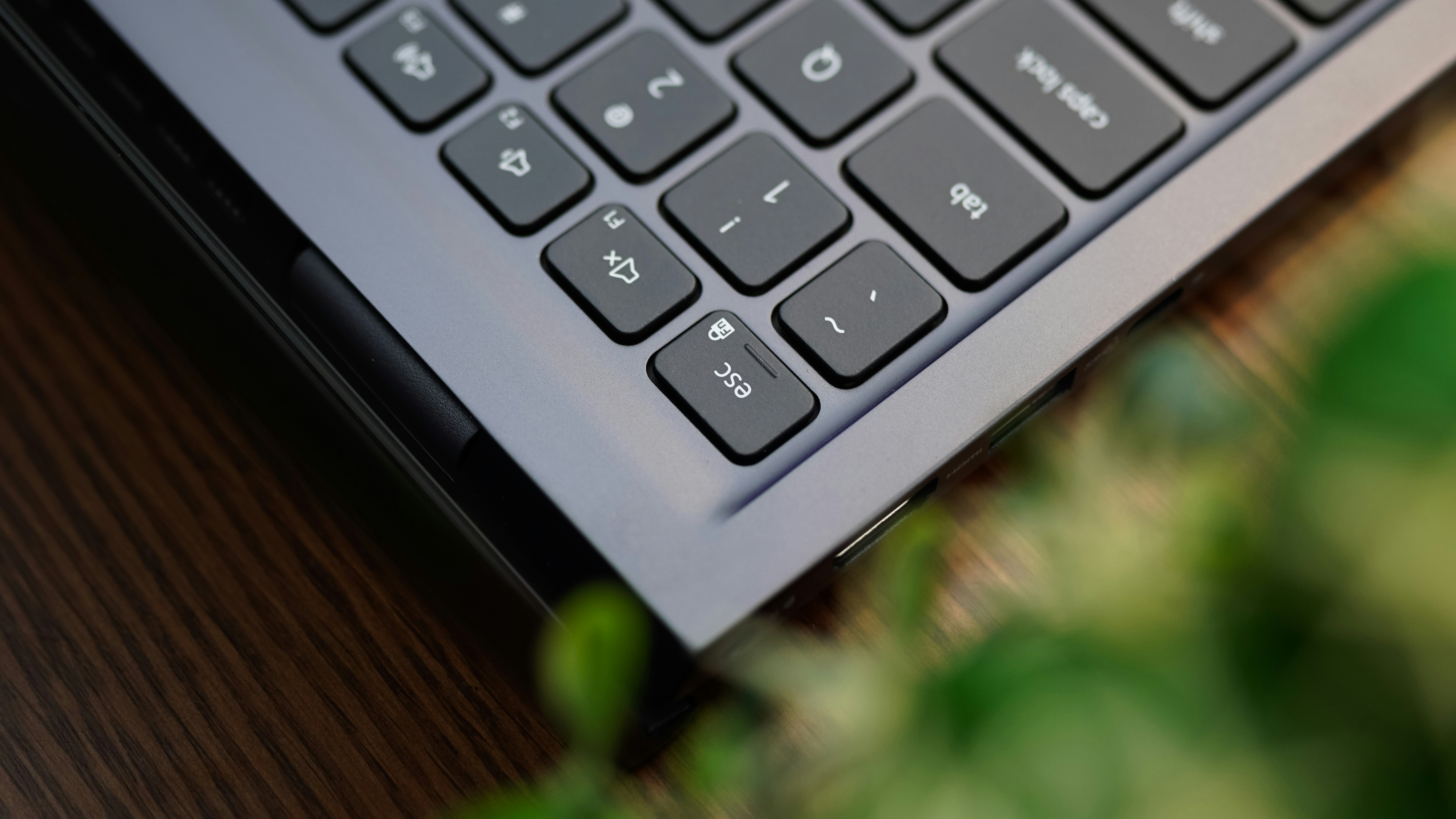 um close up de um teclado