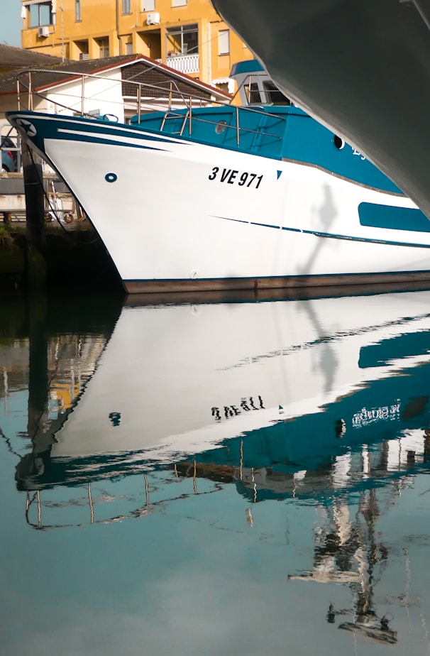 a boat docked at a pier