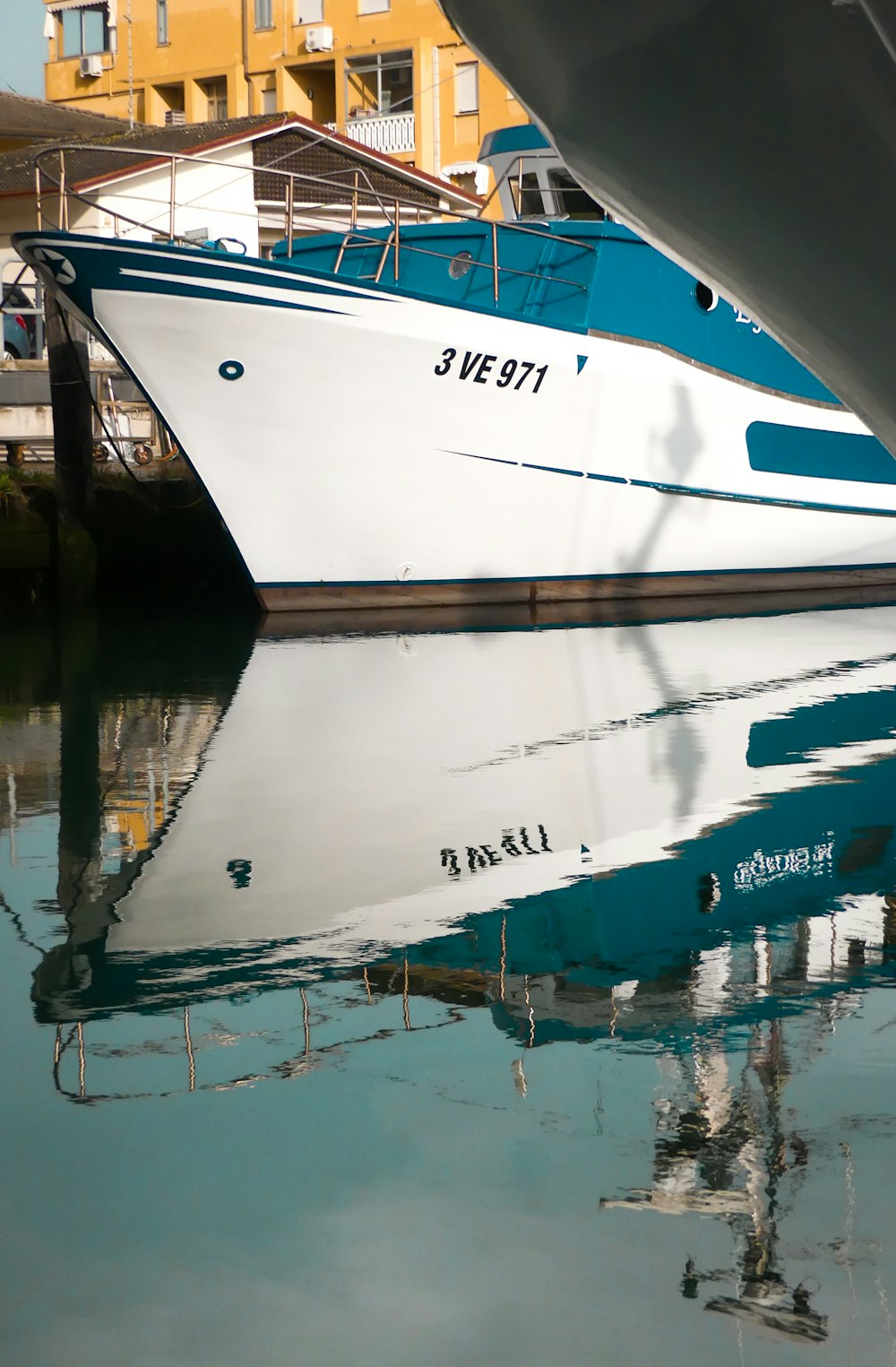 a boat docked at a pier