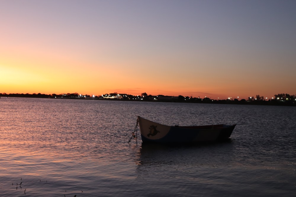 a boat in the water